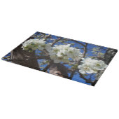 Witte bloesem Clusters Spring Flowering Pear Tree Snijplank (Hoek)