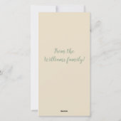  witte bloesem Happy Easter pergola Feestdagenkaart (Achterkant)