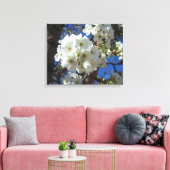 Witte bloesem I Ornamental Pear Tree Canvas Afdruk (Insitu (Woonkamer))