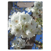 Witte bloesem I Ornamental Pear Tree Klembord (Voorkant)