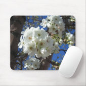 Witte bloesem I Ornamental Pear Tree Muismat (Met muis)