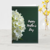 Witte Bloesem Moederdagkaart Kaart (Gele Bloem)