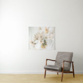Witte Bloesem Natuur Foto Wandkleed (In Situ (horizontaal))