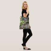 Witte Bloesem Natuur Tote Tas (Op model)