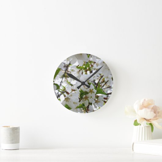 Witte Bloesem Ronde Klok (Huis)