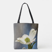 Witte Bloesem van de Cornus Tote Bag (Achterkant)