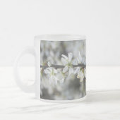 Witte bloesems fotoglas Mok (Links)