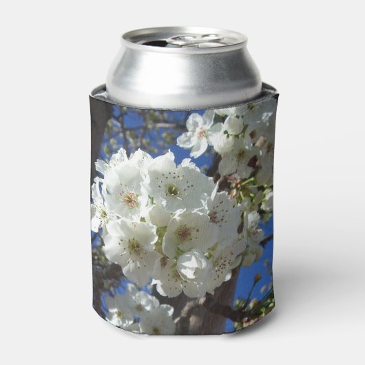 Witte Bloesems I Lentebloeiende Boom Blikjeskoeler (Blikje Voorkant)