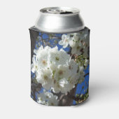Witte Bloesems I Lentebloeiende Boom Blikjeskoeler (Blikje Achterkant)