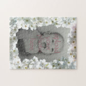 Witte bloesems Puzzle Persoonlijke foto Puzzle Legpuzzel (Horizontaal)