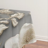 Witte bloesems tafelkleed (Voorbeeld)