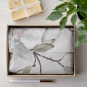 Witte Bloesems Tissuepapier (Geschenk)