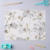 Witte bloesems tissuepapier (Craft)