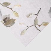 Witte bloesems tissuepapier (Detail)