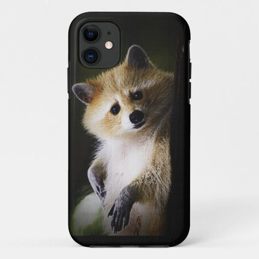 Witte Blond Raccoon Wildlife Leuk Dier Case-Mate iPhone Case (Achterkant)