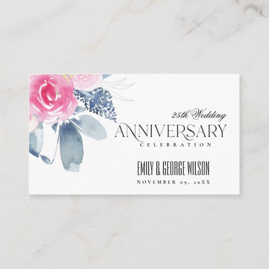 WITTE BLUSH BLAUWVLOEISTOFFER VAN 25 JAAR OM HET E PLAATSKAARTJE (Achterkant)