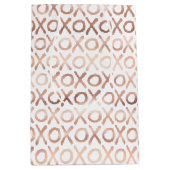 Witte Blush Roze Roze Goud XOXO Medium Cadeauzakje (Voorkant)
