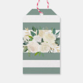 Witte Boeket | Bruidsdouche | Dank Je Cadeaulabel (Achterkant)
