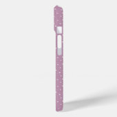 witte boeket van madeliefjes op stippen Case-Mate iPhone case (Achterkant / Links)