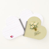 Witte Boeket van Wilde Bloemen Notitieboek (Binnen)