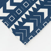 Witte Boheemse stamolifant Fleece Deken (Hoek)