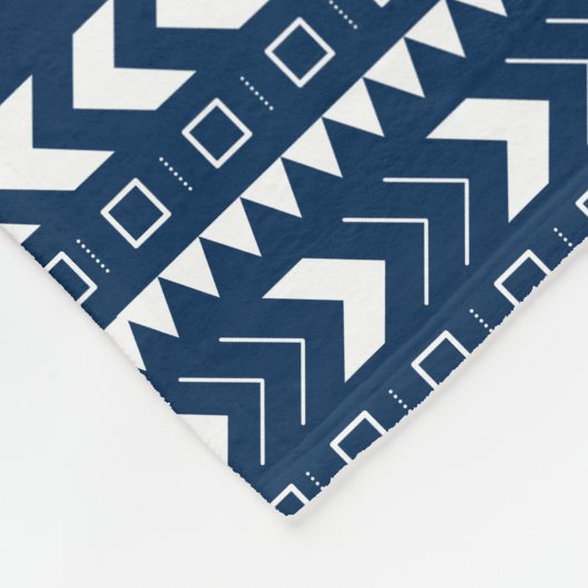 Witte Boheemse stamolifant Fleece Deken (Hoek)