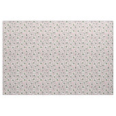 Witte Boho Bloemen Op Roze Stof (Fat Quarter)