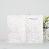 Witte Bokeh Bi-voudig bijsluiter Briefhoofd (Staand voorkant)