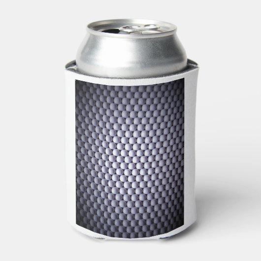 Witte bollen blikjeskoeler (Blikje Voorkant)