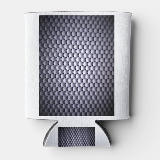 Witte bollen blikjeskoeler (Voorkant)