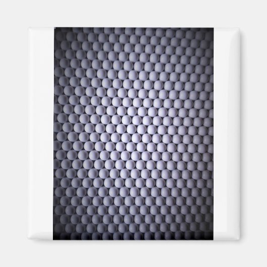 Witte bollen magneet (Voorkant)