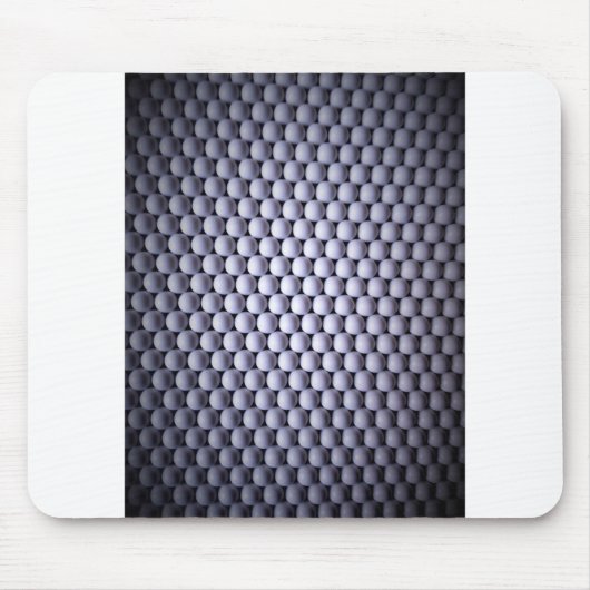 Witte bollen muismat (Voorkant)