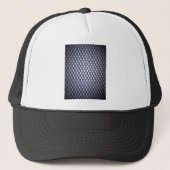 Witte bollen trucker pet (Voorkant)