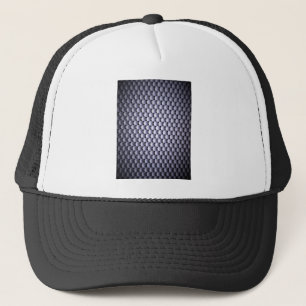 Witte bollen trucker pet