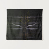 Witte bomen die in het meer reflecteren wandkleed (Voorkant (horizontaal))