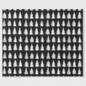 Witte bomen die papier verpakken (Vlak)