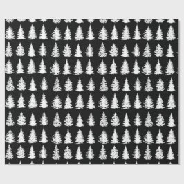 Witte bomen die papier verpakken