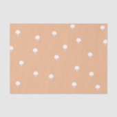 Witte bomen op lichtbruine achtergrond tissuepapier (Voorkant)