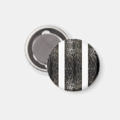 Witte bomen patroon magneet (Voorkant / Achterkant)