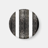 Witte bomen patroon magneet (Voorkant)