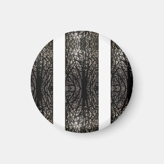 Witte bomen patroon magneet