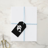 Witte Boo Cadeaulabel (Met Touw)