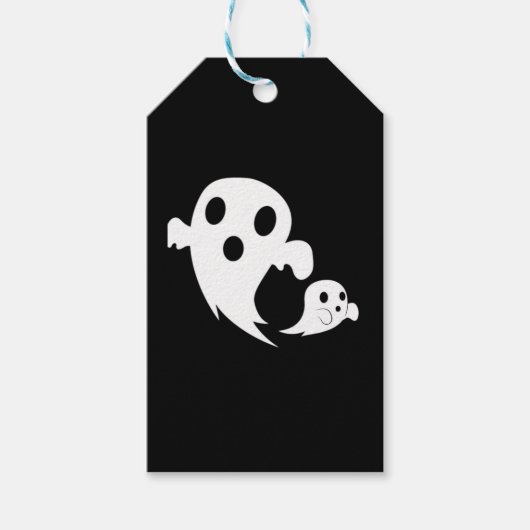Witte Boo Cadeaulabel (Voorkant)