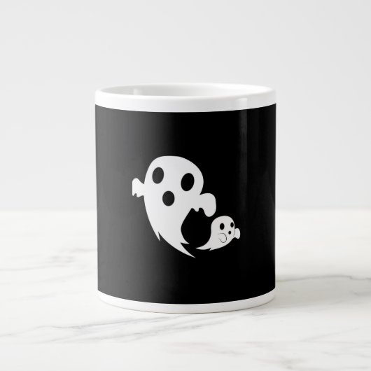 Witte Boo  Grote Koffiekop (Voorkant)