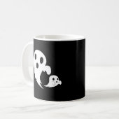 Witte Boo Koffiemok (Voorkant links)