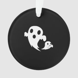 Witte Boo Ornament