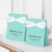 Witte Boog Blauwgroen Blauw Vrijgezellenfeest Favo Bedankdoosjes