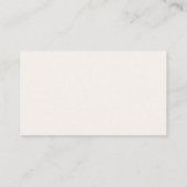 Witte Boog Display Baby Shower Informatiekaartje (Achterkant)