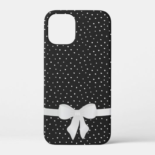 witte boog op zwart-wit Hoesje-Mate iPhone draagta Case-Mate iPhone Case (Achterkant)