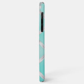 Witte Boogjes Turquoise Robins Ei Blauw Case-Mate iPhone Case (Achterkant/links)